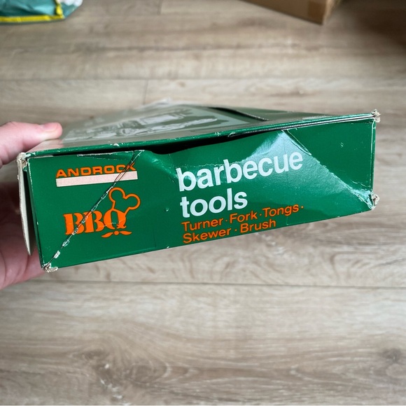 Vintage New Androck Barbecue tool set 5 pieces BBQ utensils made in Canada - Picture 6 of 6